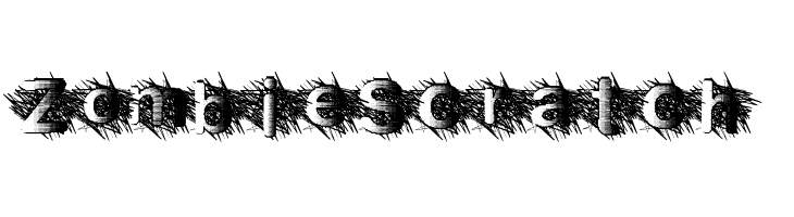 ZombieScratch Font
