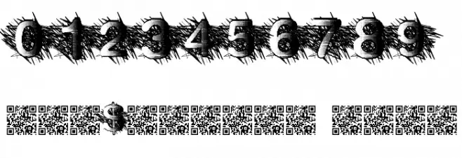 ZombieScratch Font OTHER CHARS