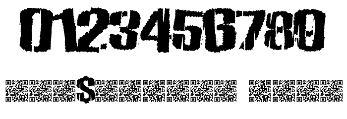 ZombieState Font OTHER CHARS