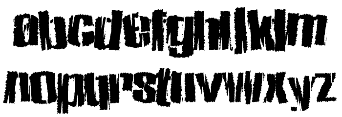 ZombieState Font LOWERCASE