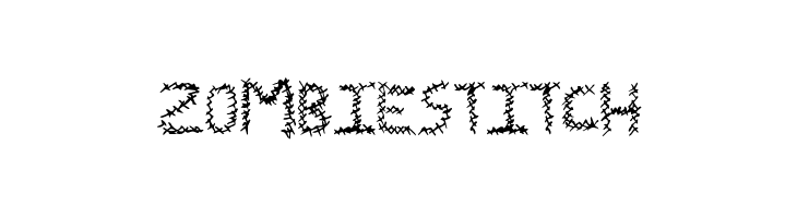 ZombieStitch  Frei Schriftart Herunterladen