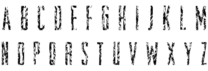 ZombieStory Font LOWERCASE