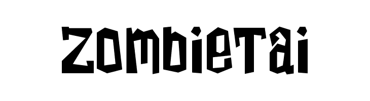 ZombieTai  Скачать бесплатные шрифты