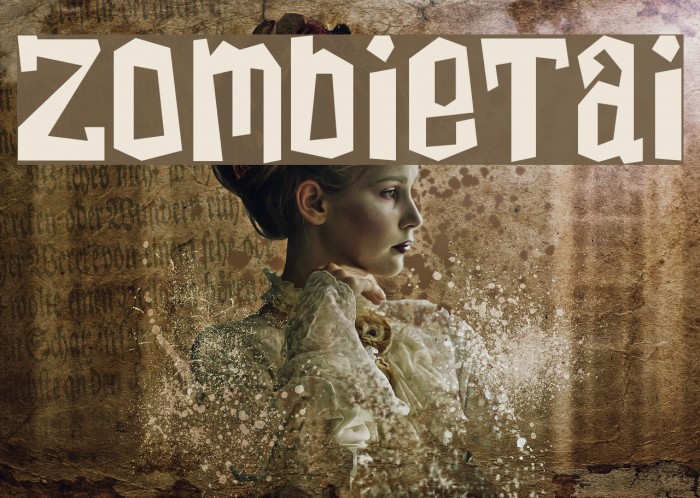 ZombieTai Font examples