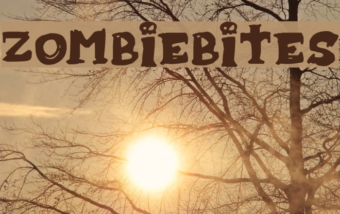 Zombiebites Font examples