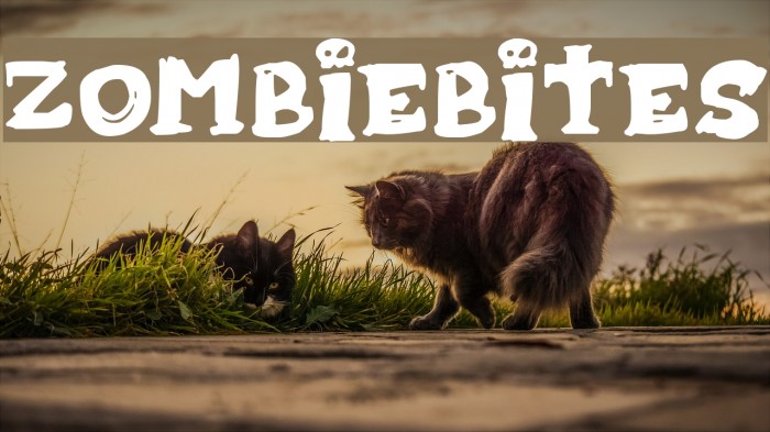 Zombiebites Font examples