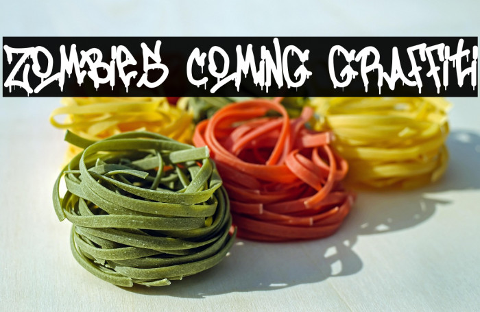 Zombies Coming Graffiti Example 2