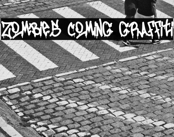Zombies Coming Graffiti Example 3