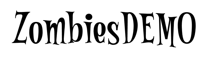 Zombies DEMO Font