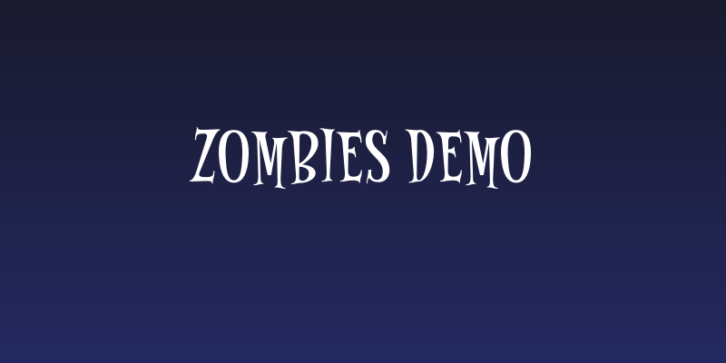 Zombies DEMO Social Header