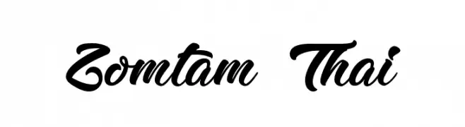Zomtam Thai  Frei Schriftart Herunterladen