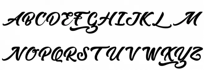 Zomtam Thai Schriftart Groß