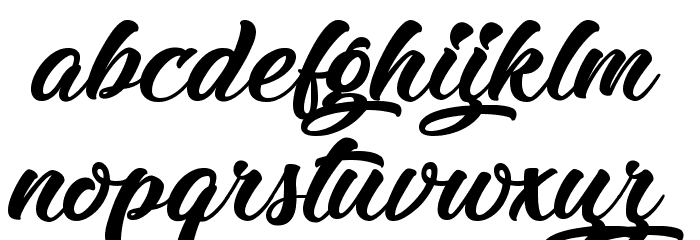 Zomtam Thai Font LOWERCASE