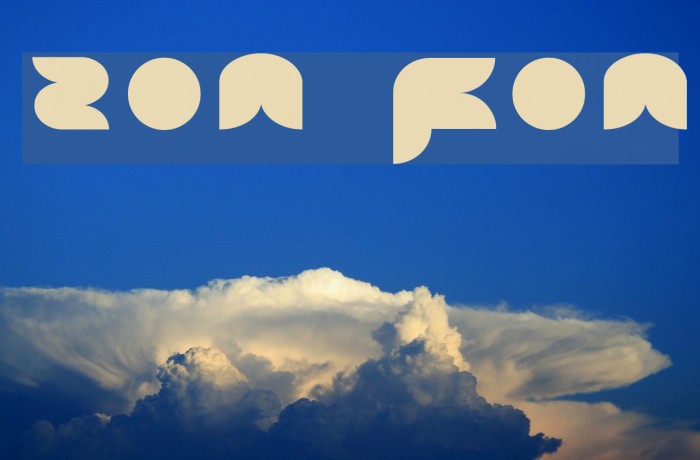 Zon Font examples