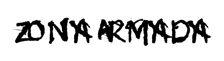 Zona Armada  font caratteri gratis