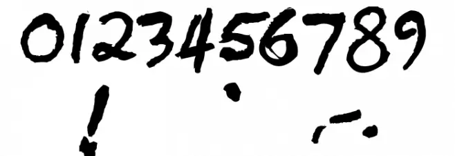 Zona Armada Font OTHER CHARS