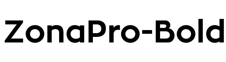 ZonaPro-Bold Font