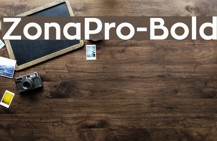 ZonaPro Bold Font FFonts