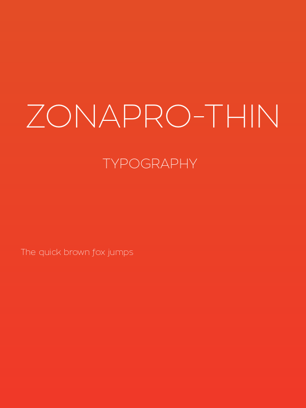 ZonaPro-Thin Poster