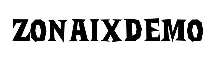 Zonaix DEMO  नि: शुल्क फ़ॉन्ट्स डाउनलोड