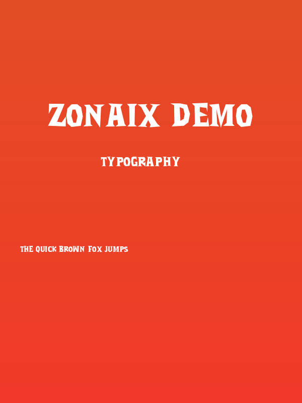 Zonaix DEMO Poster