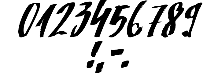 Zondas Font OTHER CHARS