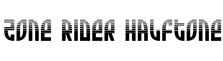 Zone Rider Halftone  免费字体下载