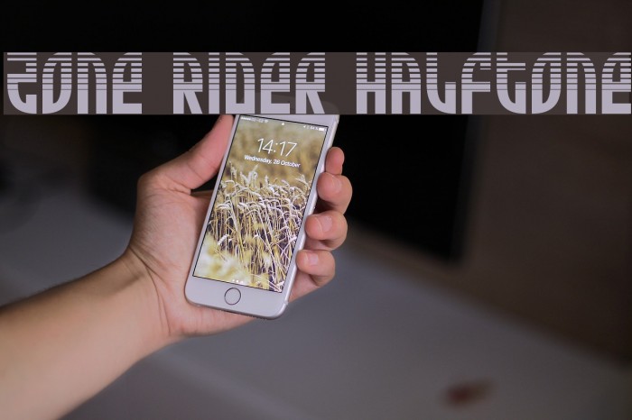 Zone Rider Halftone Example 2