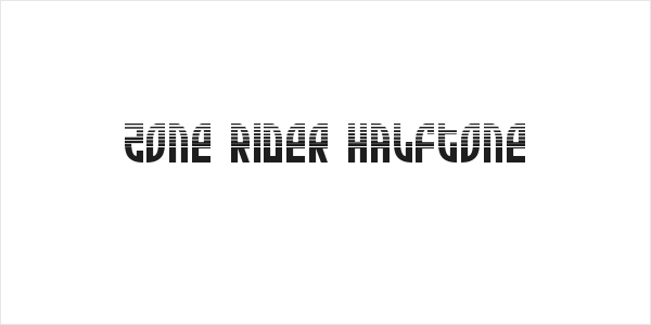 Zone Rider Halftone Logo