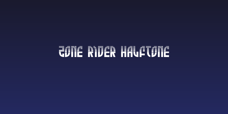 Zone Rider Halftone Social Header