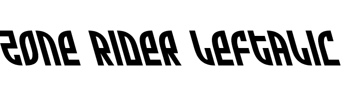 Zone Rider Leftalic  Descarca Fonturi Gratis