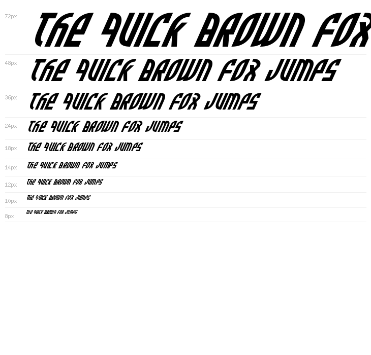 Zone Rider Super-Italic Waterfall