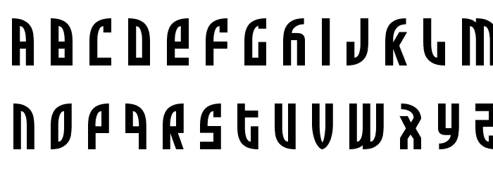 Zone Rider Title Font LOWERCASE