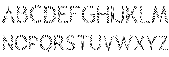 Zone23_Rayz Font LOWERCASE