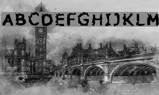 Zone23_explosions Font examples