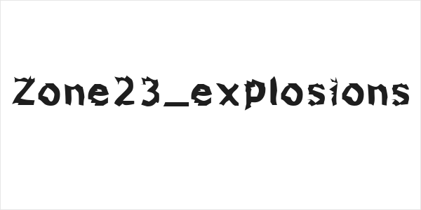 Zone23_explosions Logo