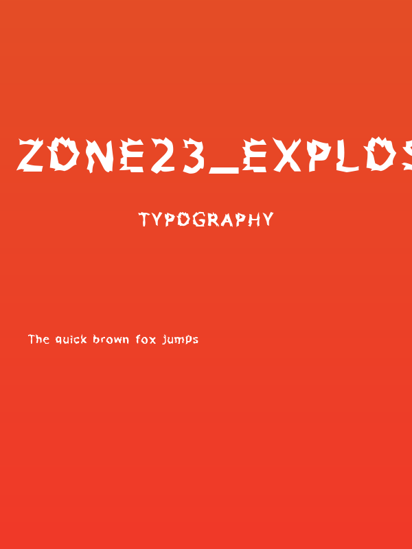 Zone23_explosions Poster