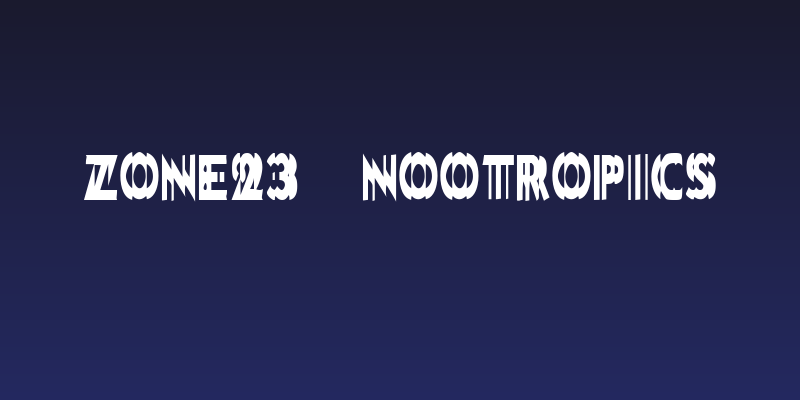 Zone23_nootropics Social Header