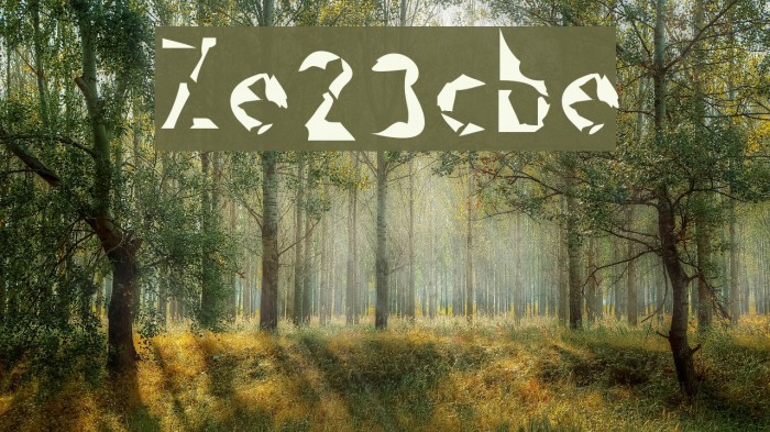 Zone23_psilocybine Font examples