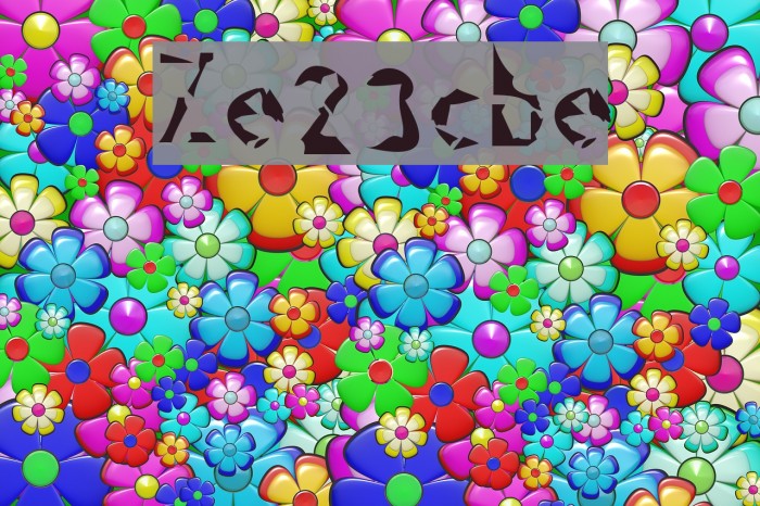Zone23_psilocybine Font examples