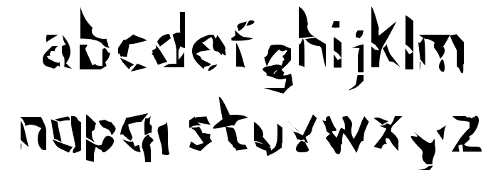 Zone23_psilocybine Font LOWERCASE