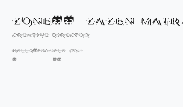 Zone23_zazen matrix Business Card