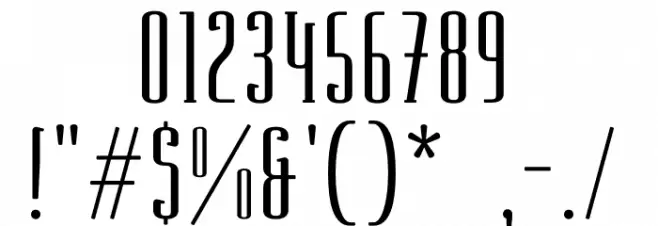 Zongri Font OTHER CHARS