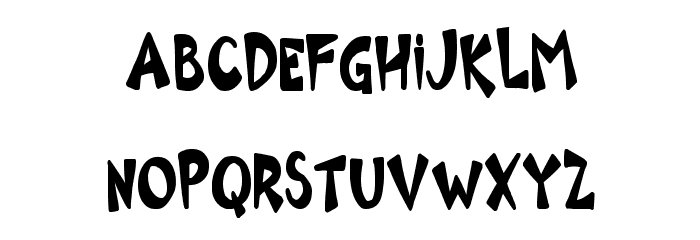 Zono Bold Font LOWERCASE