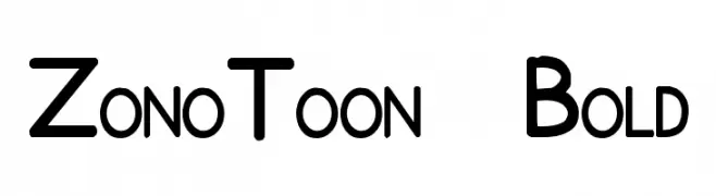 ZonoToon  Bold  baixar fontes gratis