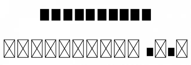 Zonular Font OTHER CHARS