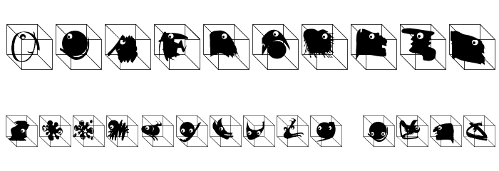 ZooCages Font OTHER CHARS