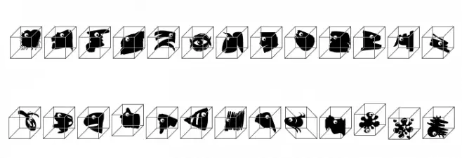 ZooCages Font LOWERCASE