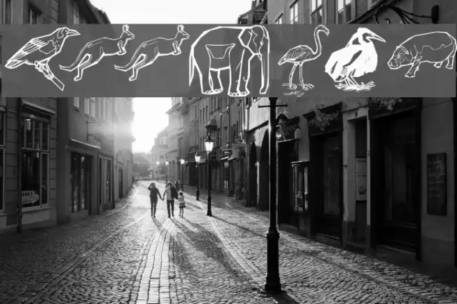 Zoobats Font examples