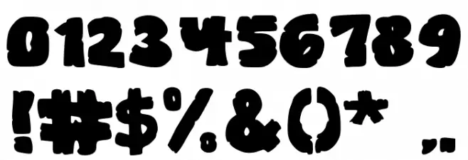 Zooberg Font OTHER CHARS